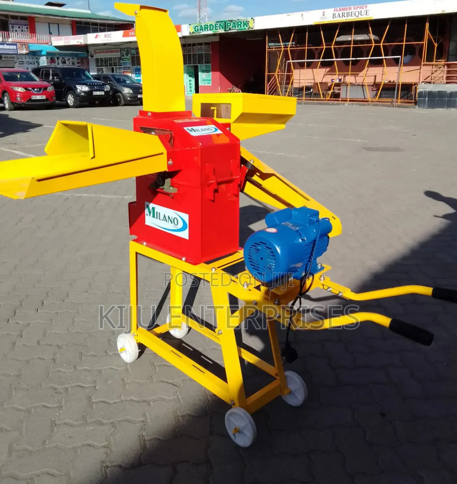 Red Yellow Colour Feed Chopper