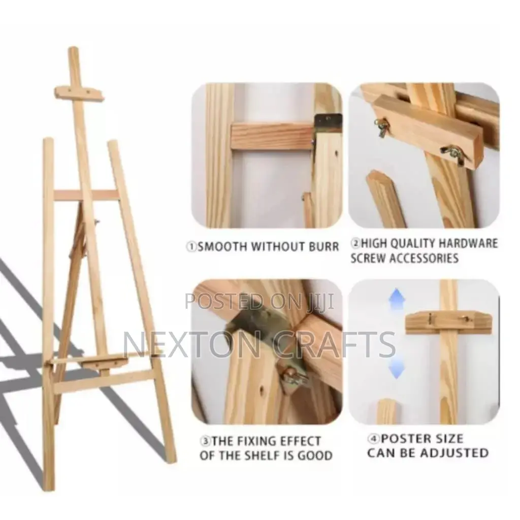 Artist Wooden Easel Stand 1.5m Color Wood