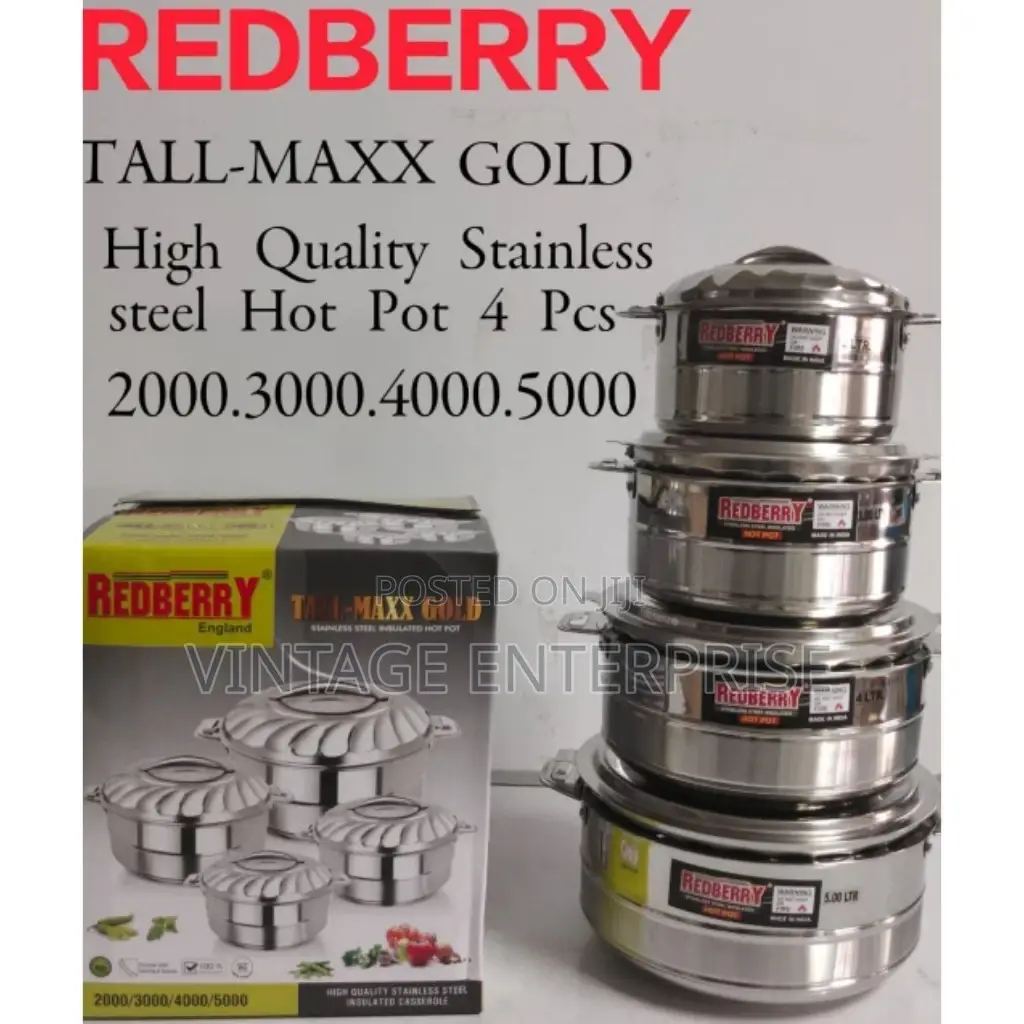 Redberry Stainles Steel Insulated Hotpot 