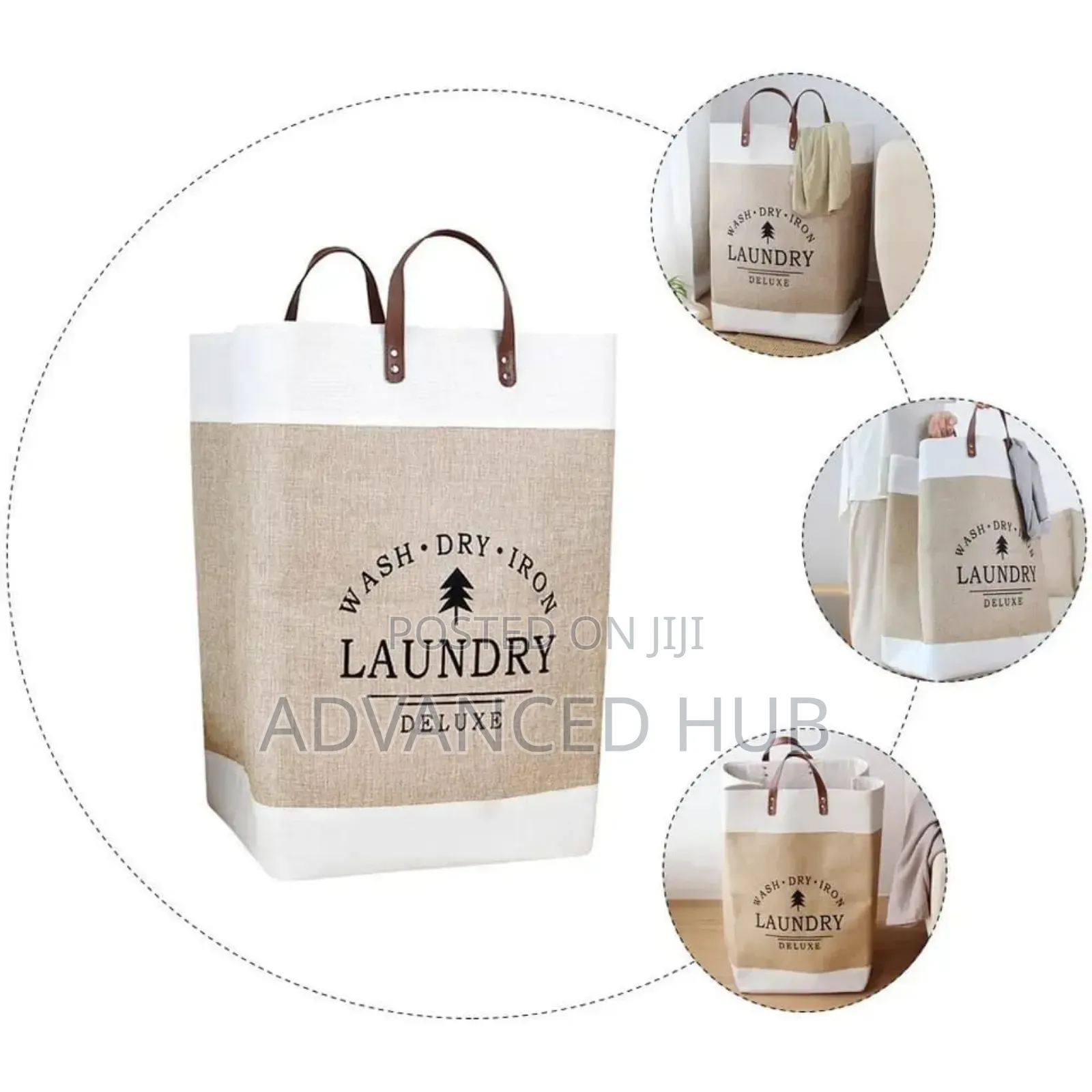 Large Capacity Foldable Laundry Deluxe Basket