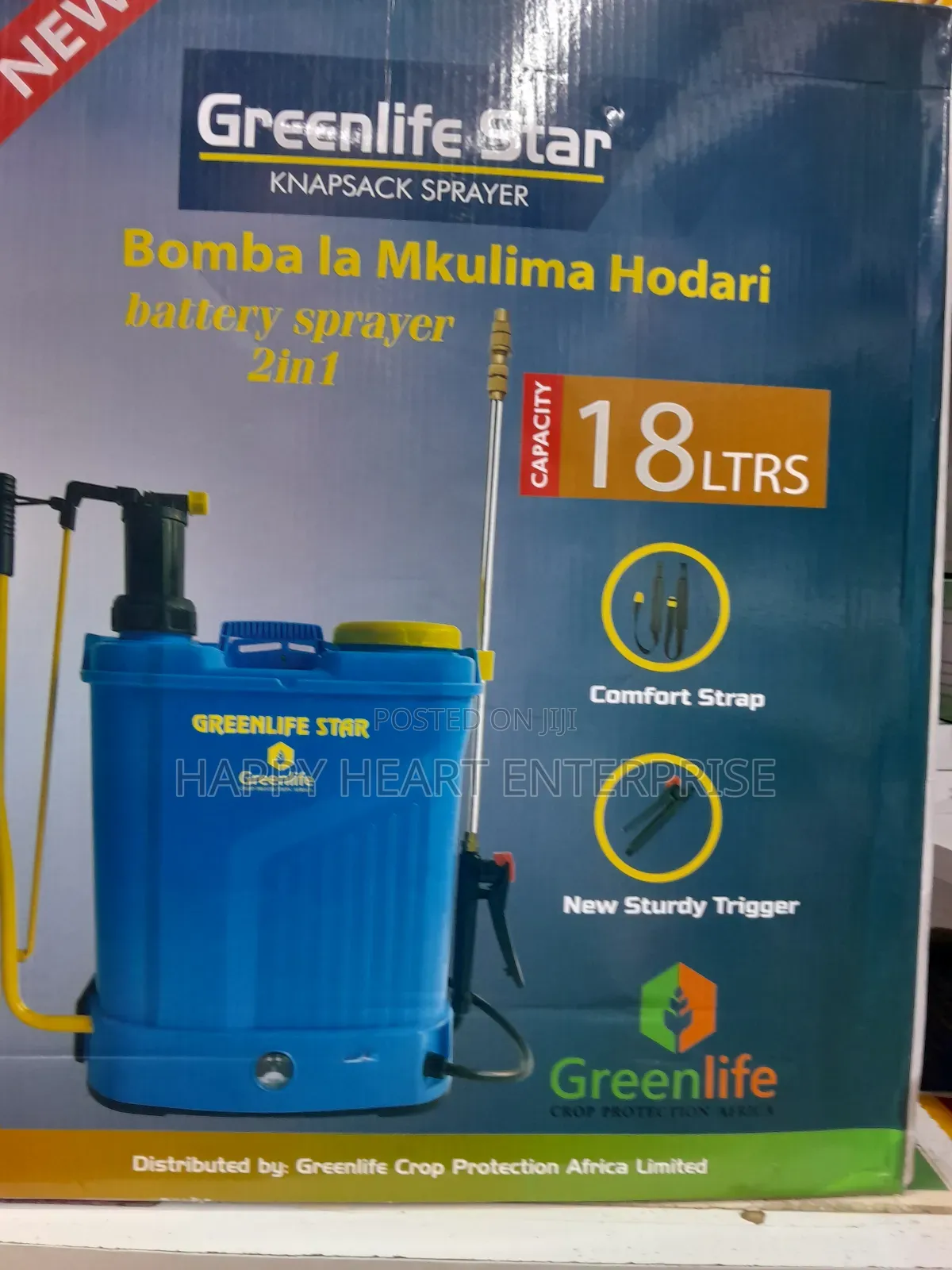 Greenlife Star Eletric Knapsack 18litres High Quality