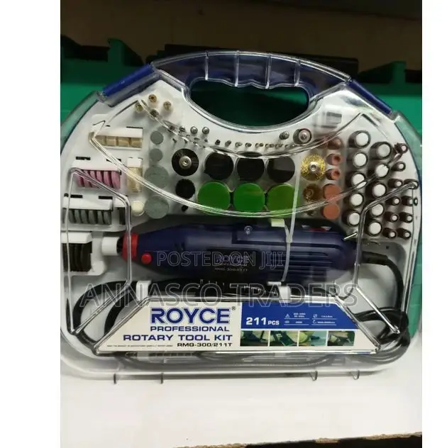 POWERFUL Royce Rotary Tool Kit 211pcs