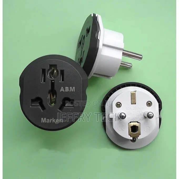 US Plug to French Plug Adapter