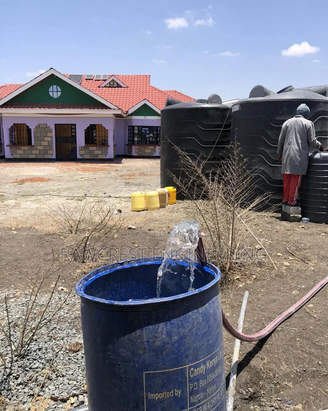 Drilling ,Solar Water Pump Installation And Pump Testing