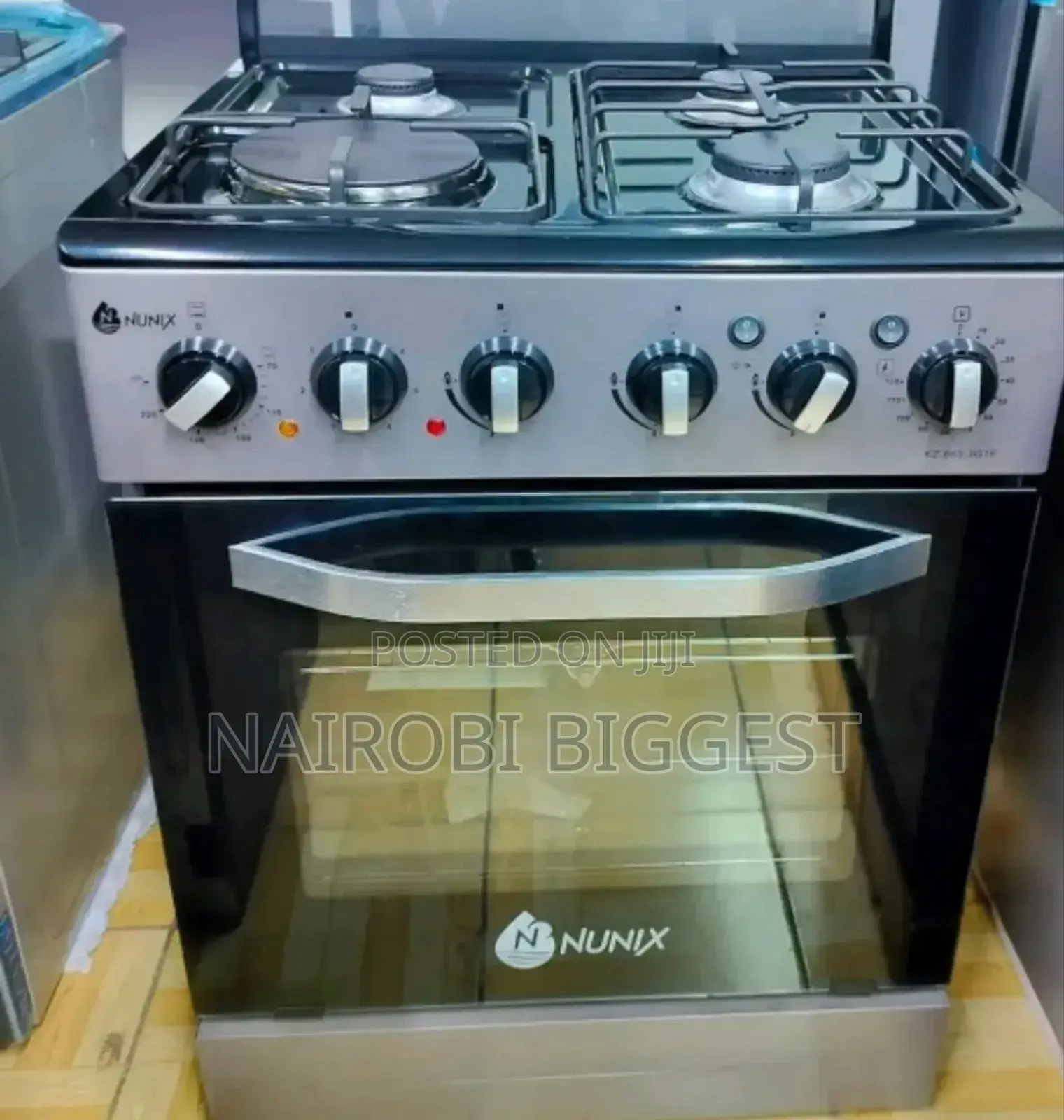 Excellent Nunix 3+1 60 By 60 Standing Cooker