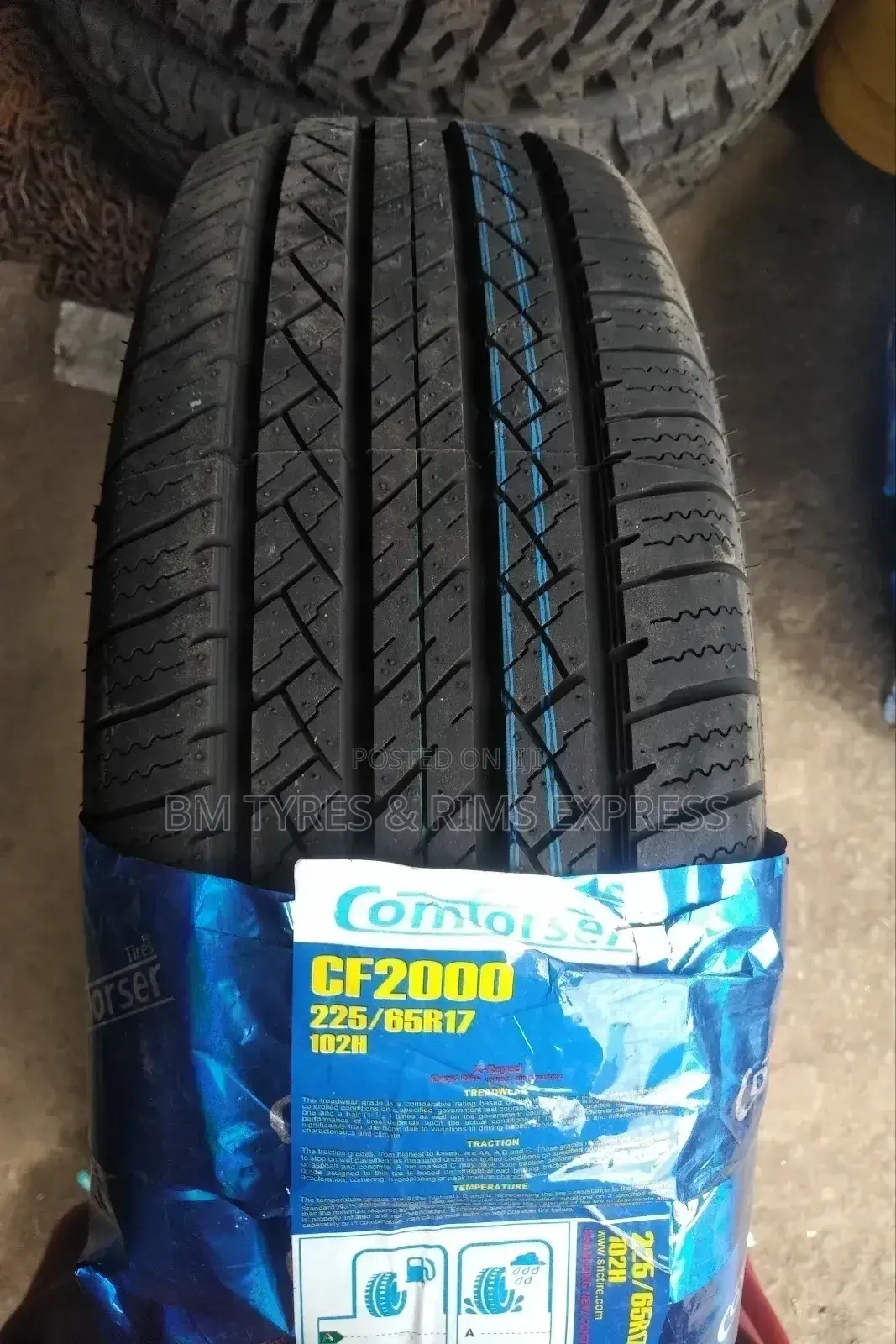 225 /65 R17 Comforser TYRES (Highway)