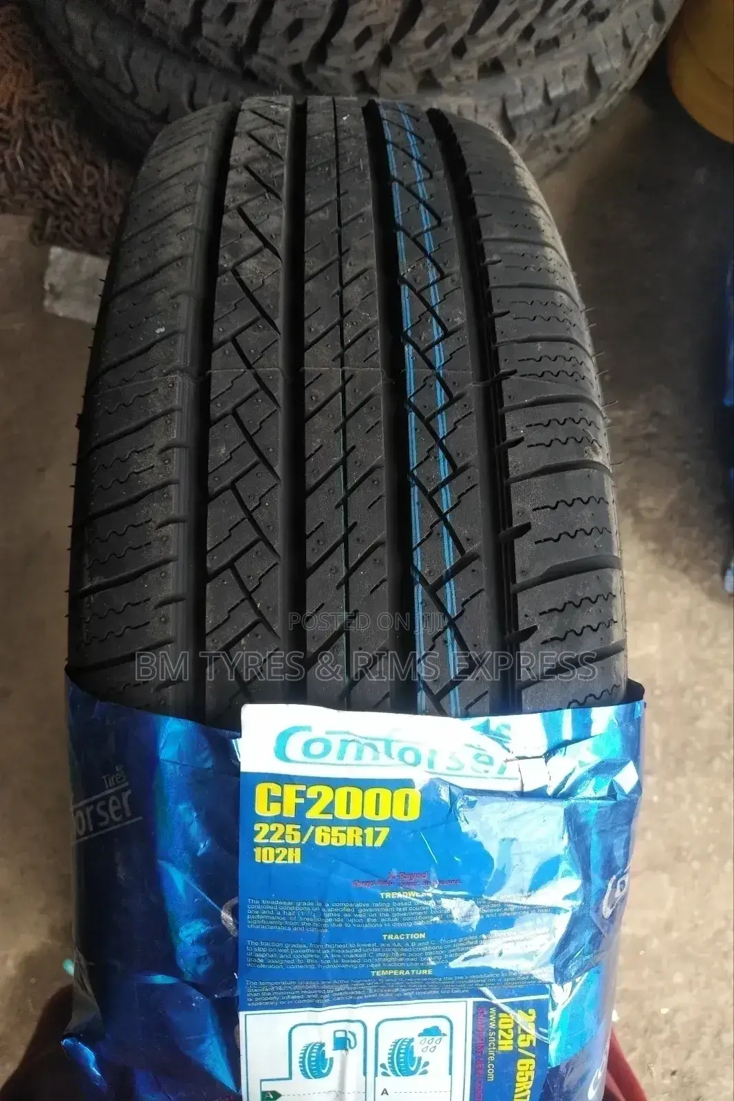 225 /65 R17 Comforser TYRES (Highway)