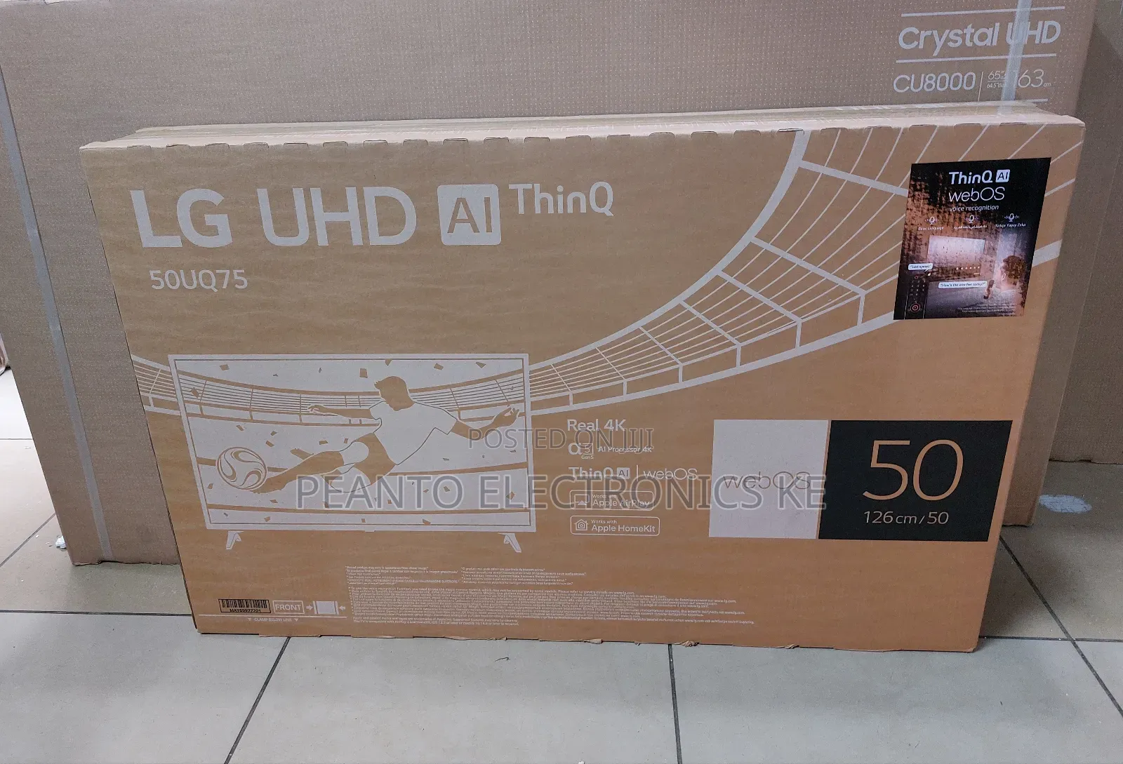 LG 50′′ Smart 50UQ75006LG Led TV - Uhd Thinq