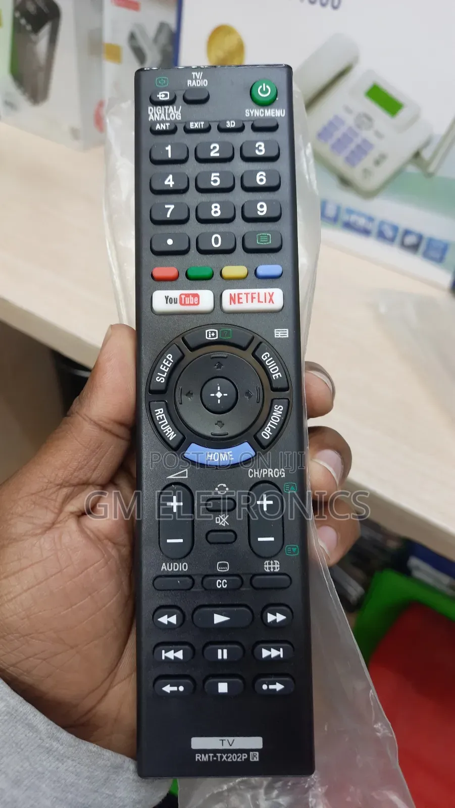 High Quality Sony Smart TV Replacement Remote Freebatteries