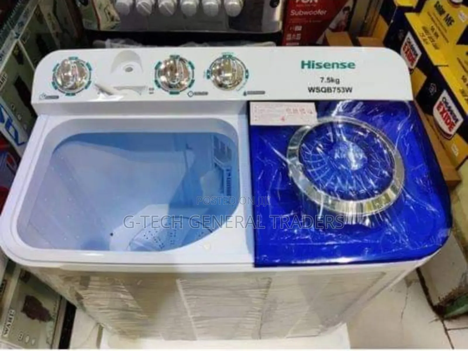 Hisense 7.5kg Twin Tub Top Loader Washing Machine