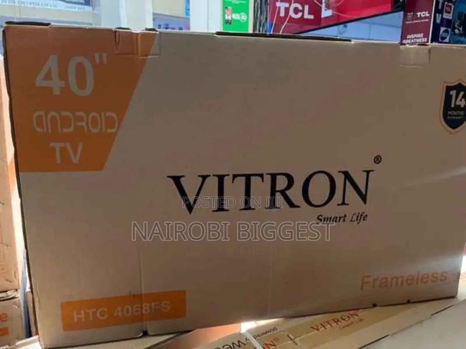 Vitron 40" Smart Frameless Television