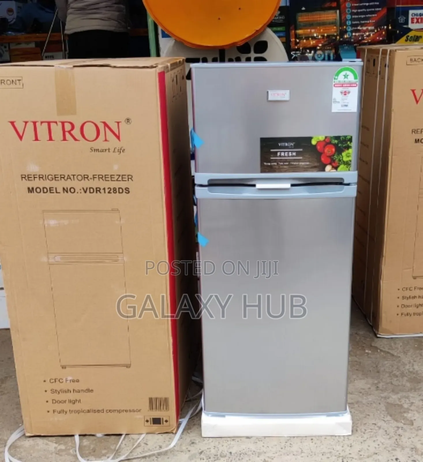 *Vitron 125litres Double Door Top Freezer Refrigerators