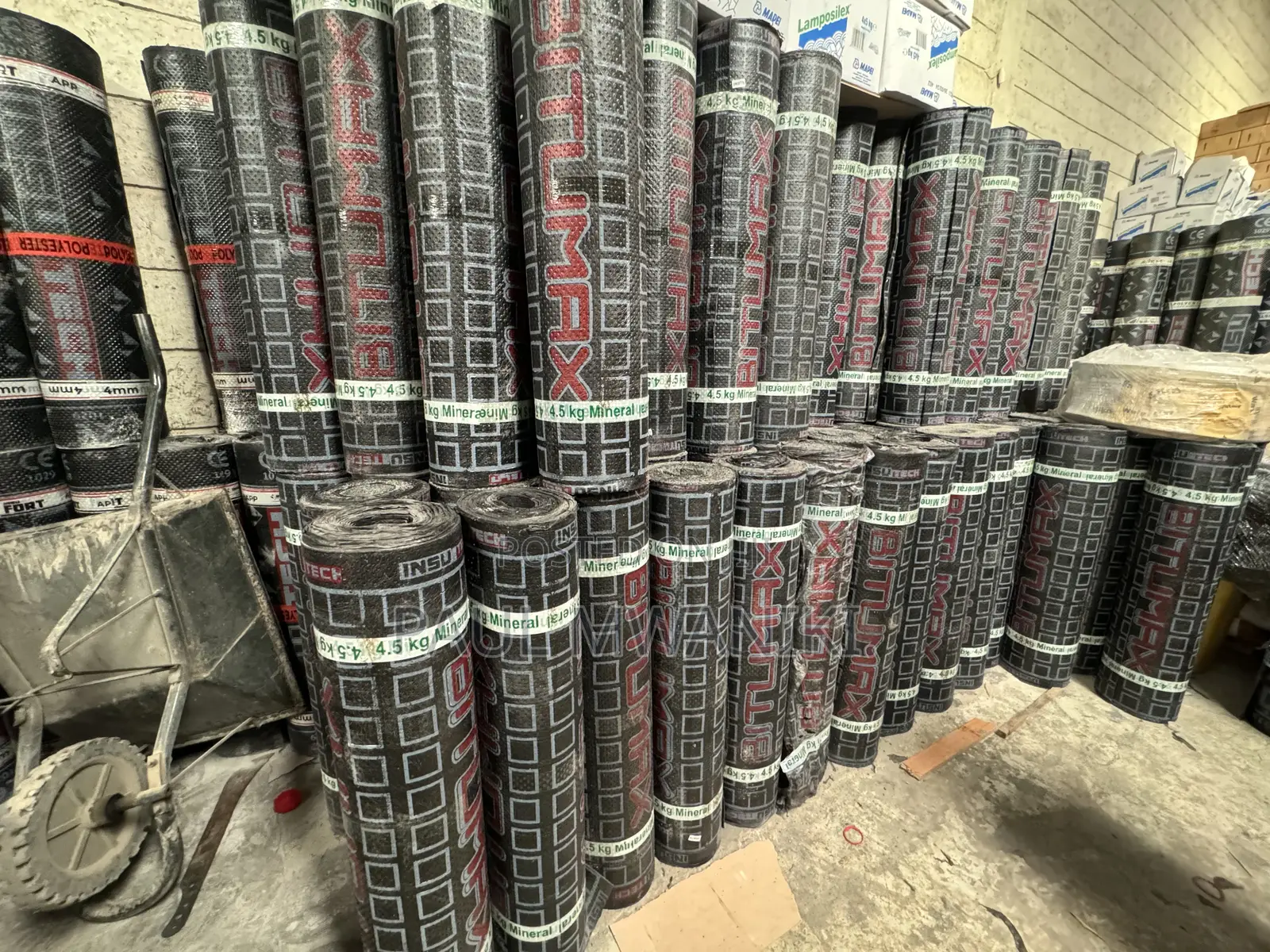 App Membrane. Grey Mineral Finish -flat Roof Waterproofing