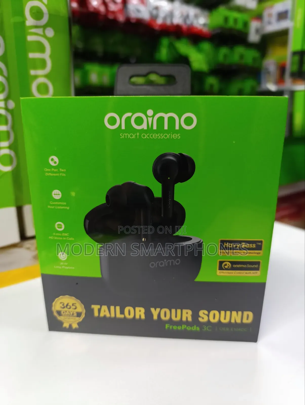 Oraimo Freepods 3C Bluetooth Wireless Earphones Earpods