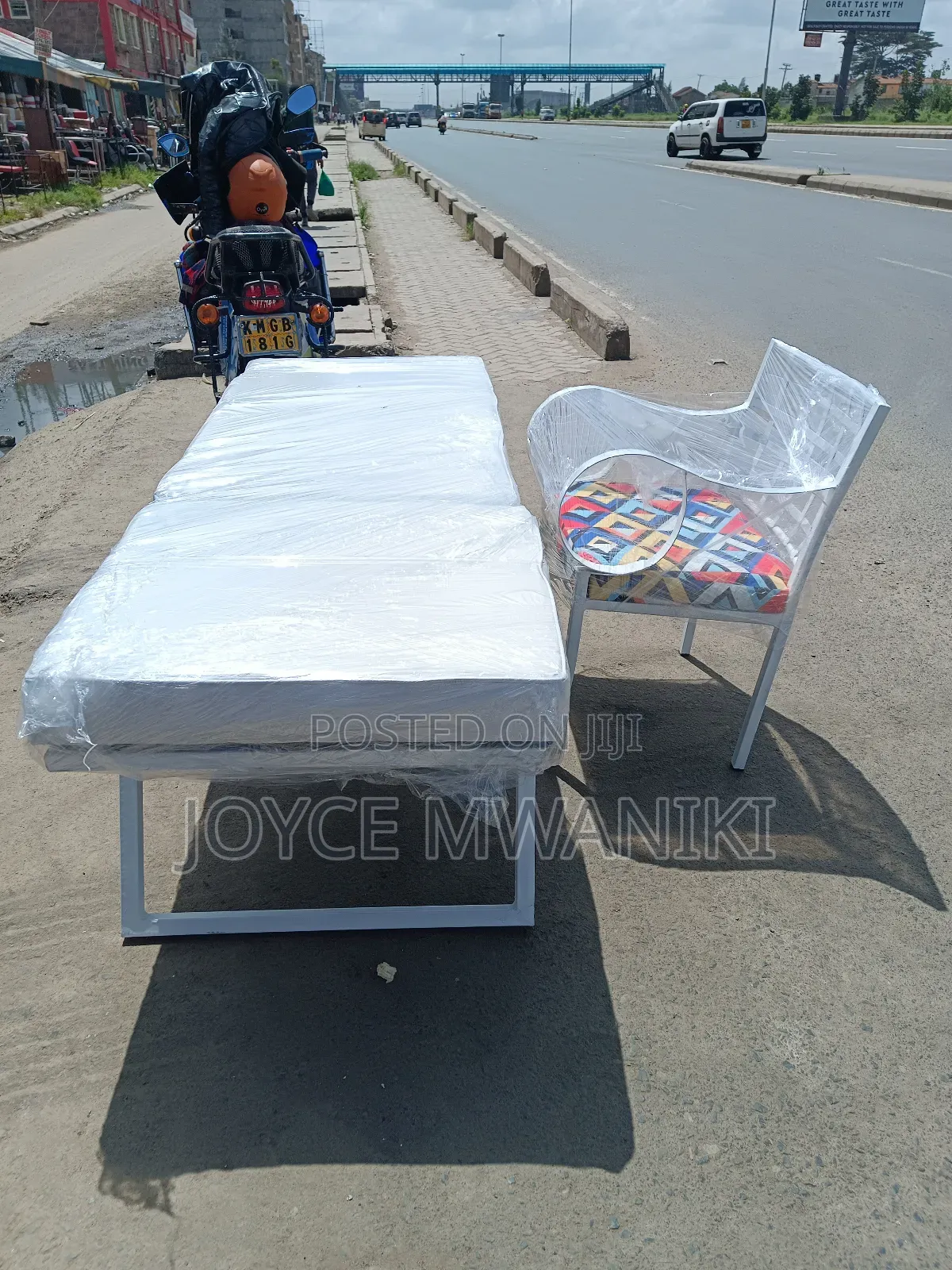 Swimming Pool Bed, or Beach Bed and a Chair.
