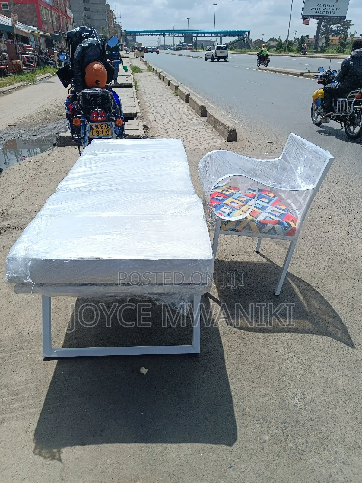 Swimming Pool Bed, or Beach Bed and a Chair.