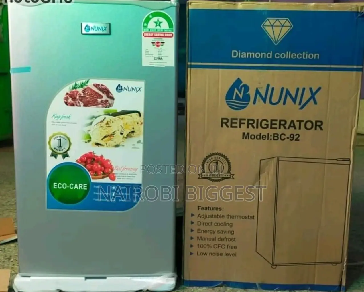 Nunix 92litre Fridge- Single Door