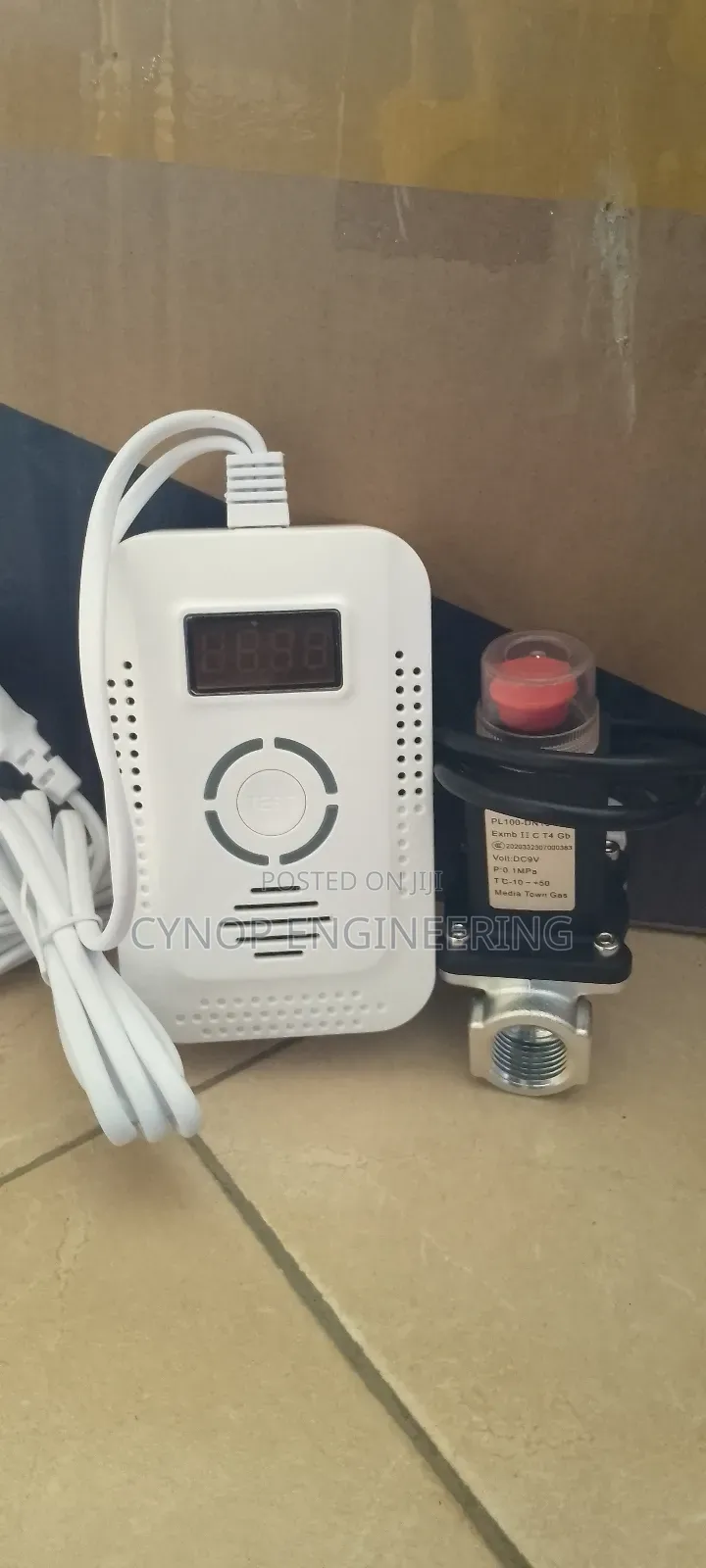 Factory Gas Leak Detection With Valve