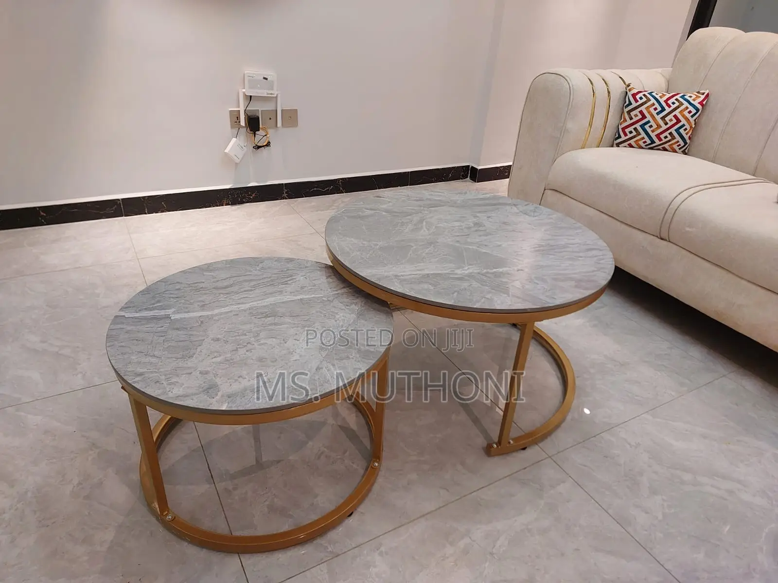 Pure Marble Nesting Table