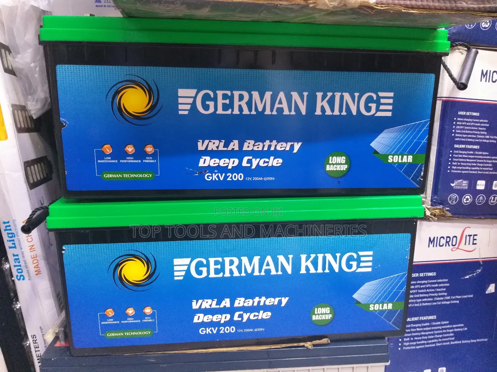 Affordable German King 12v 200ah Deep Cycle Solar Battery
