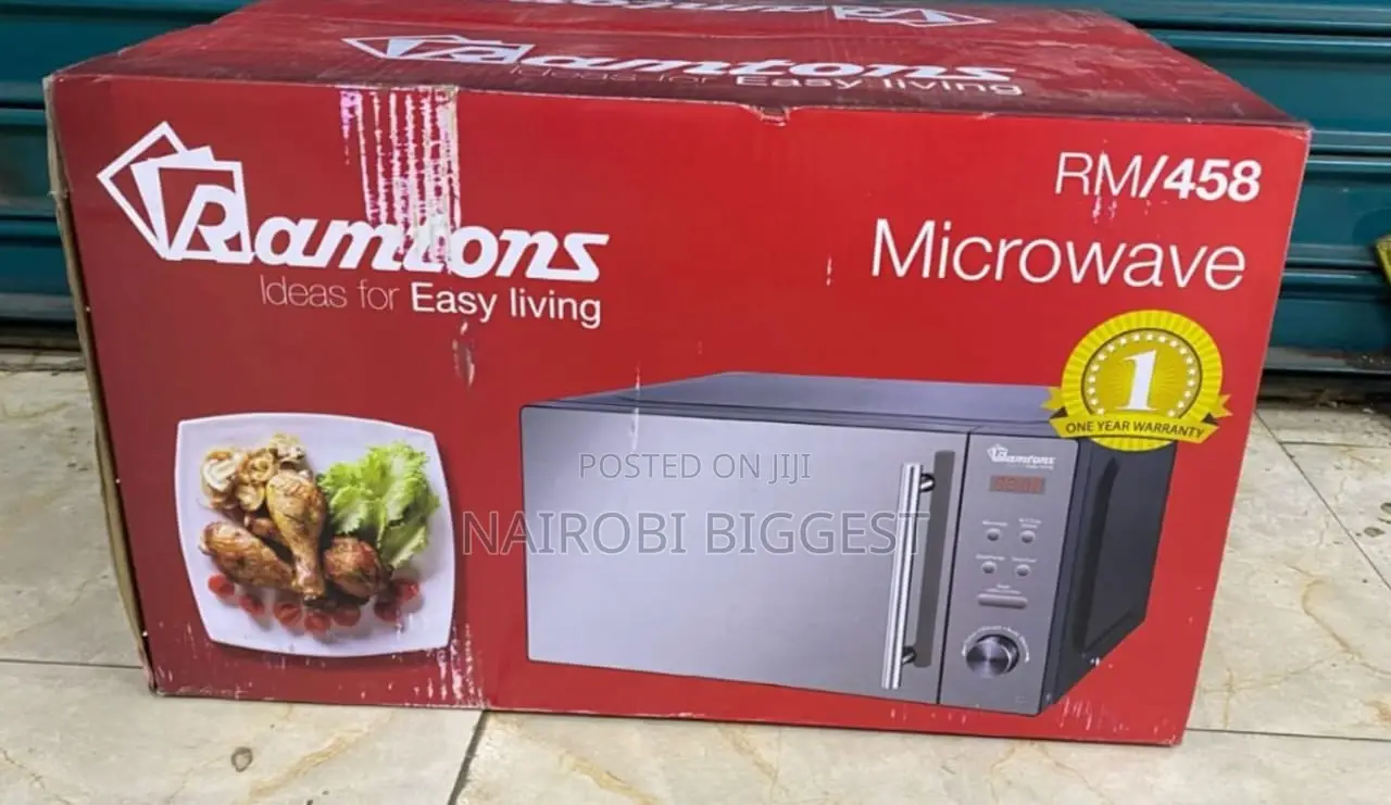 Ramtons Digital 20l Shiny Silver Microwave
