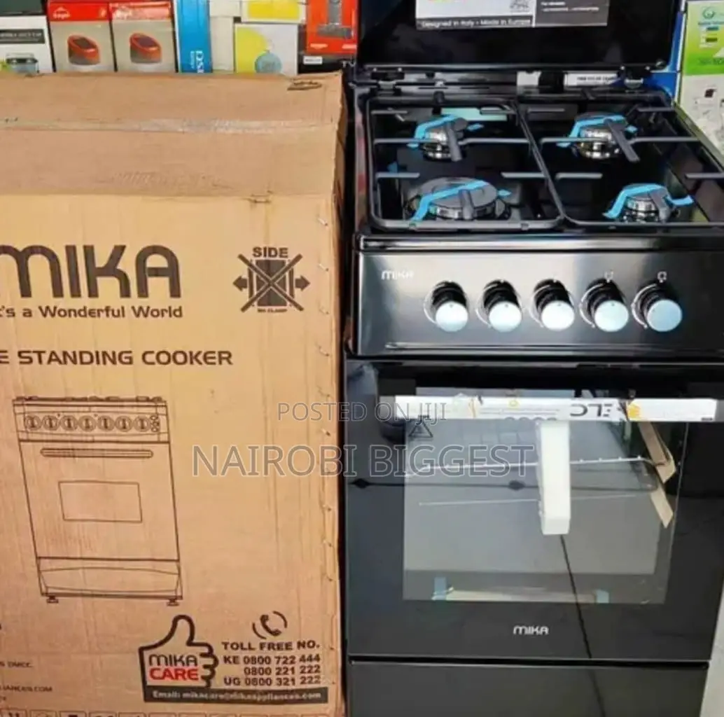 Mika Full Gas Cooker 50 By 55cm With Gas Oven