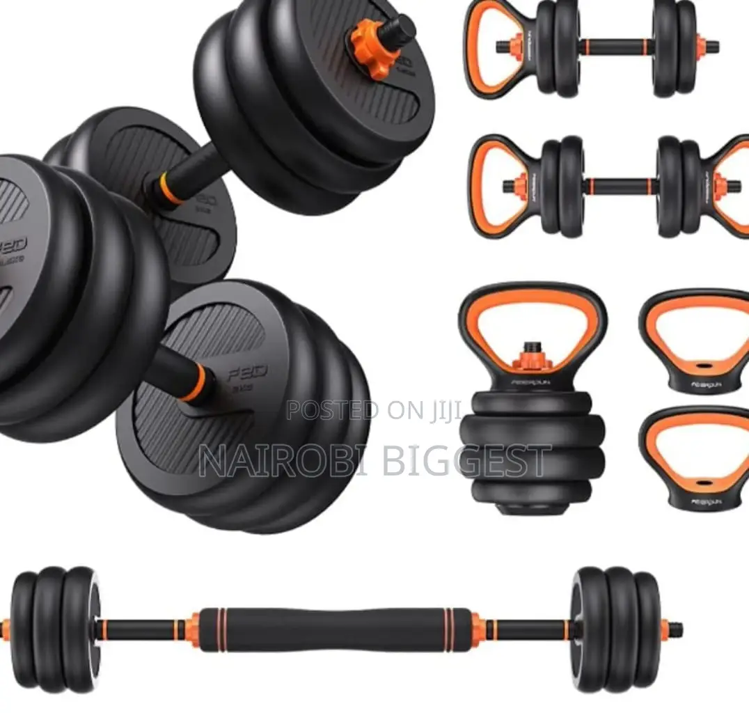 50kgs  Dumbbells With Kettle Bells 6 In 1