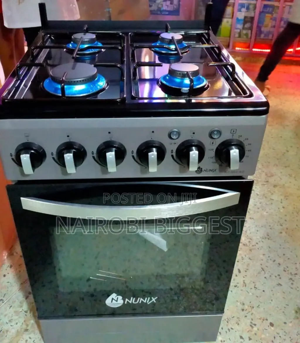 Nunix Free Standing 4 Gas Burner Cooker