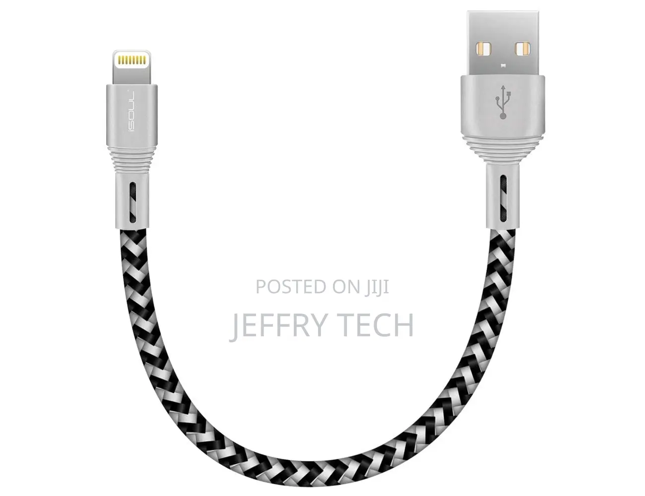 Lightning iPhone Charger Cable, 15CM Short Braided USB Cord