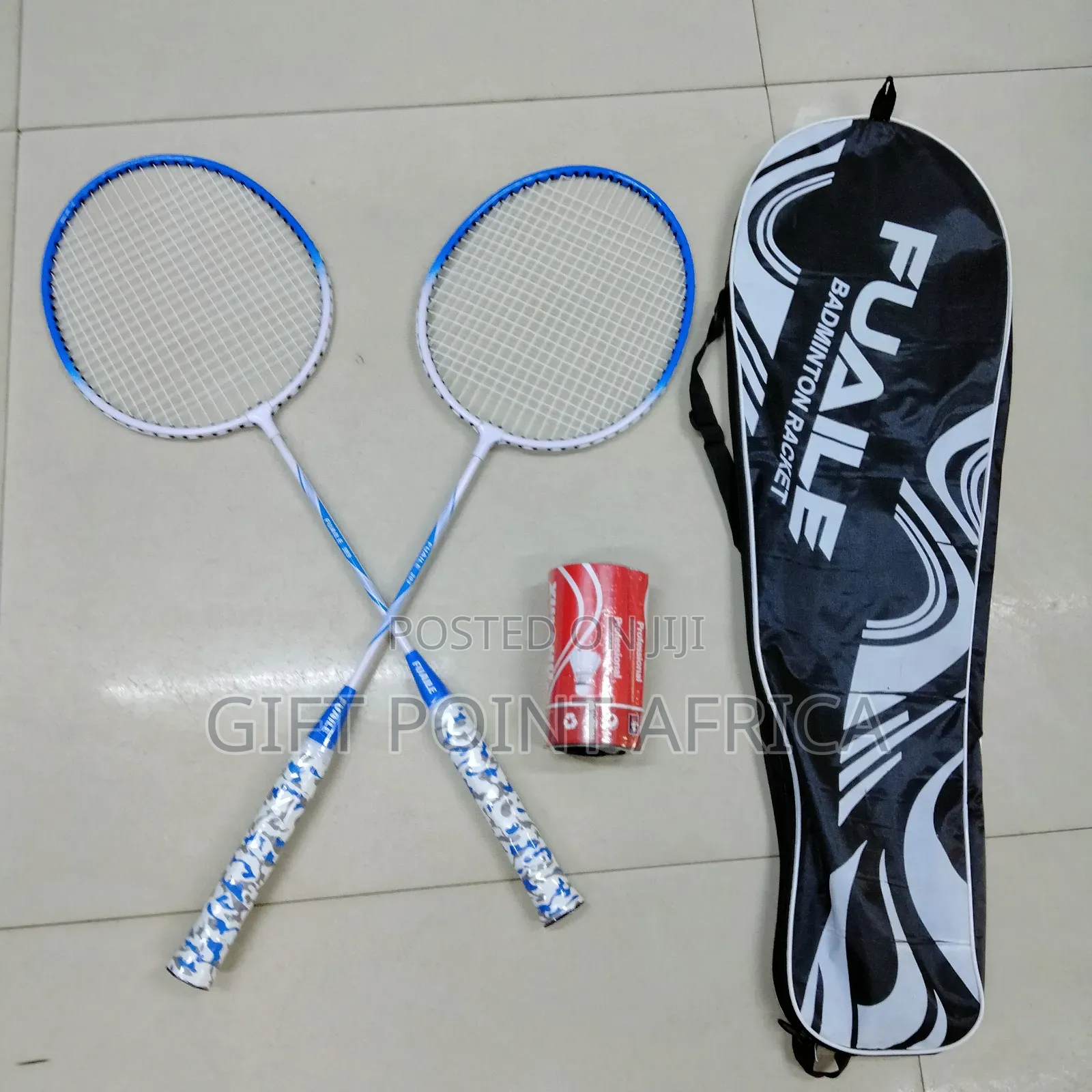 Tennis Badminton Set 2 Rackets and 2 Shuttlecocks