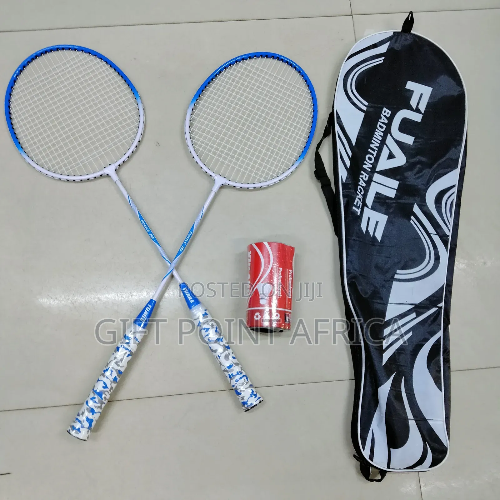 Tennis Badminton Set 2 Rackets and 2 Shuttlecocks