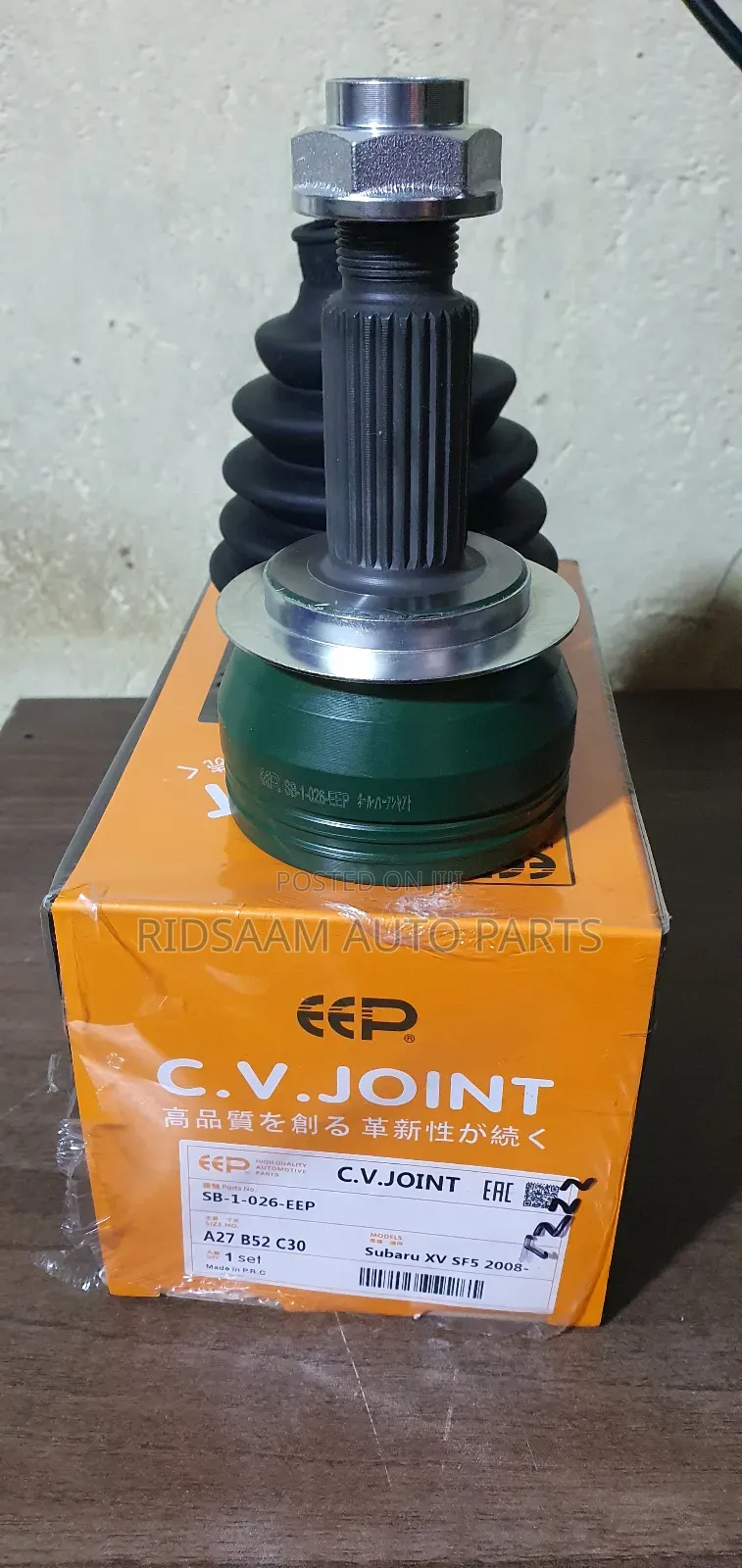 Subaru Xv Sf5 Drive Shaft Cv Joint 27×52×30