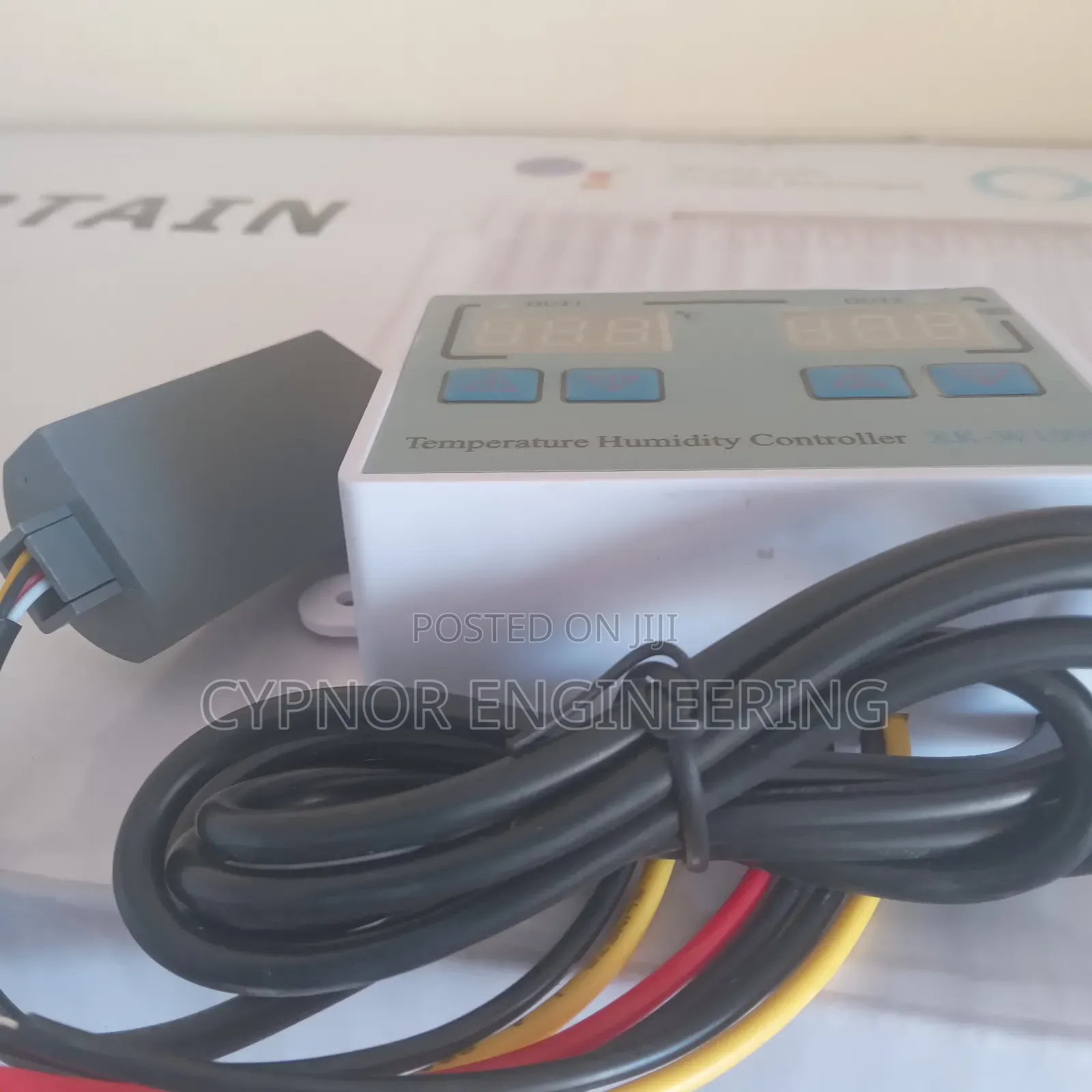Container Thermostat and Hygrometer Combo