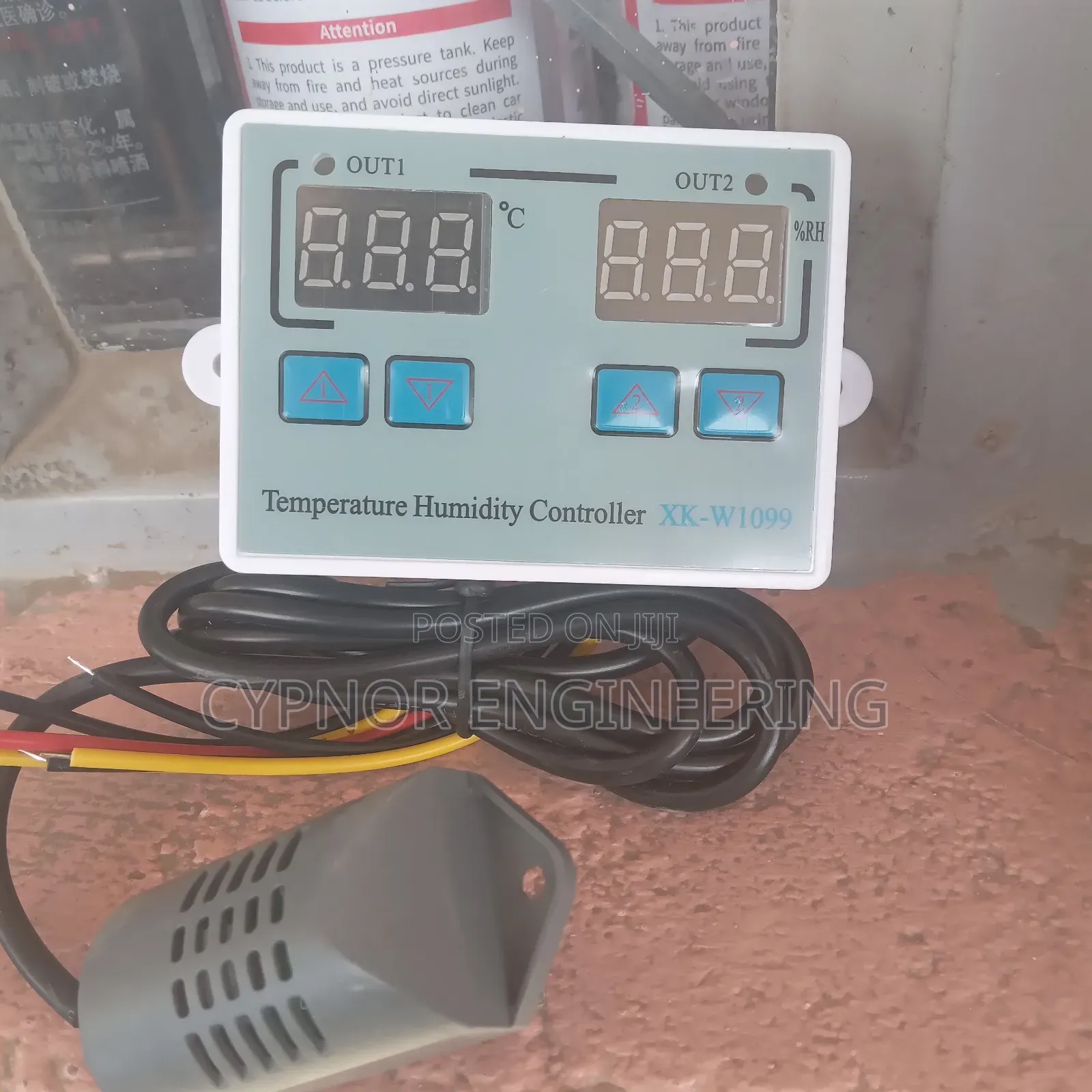 Home Hygrometer and Thermostat Device