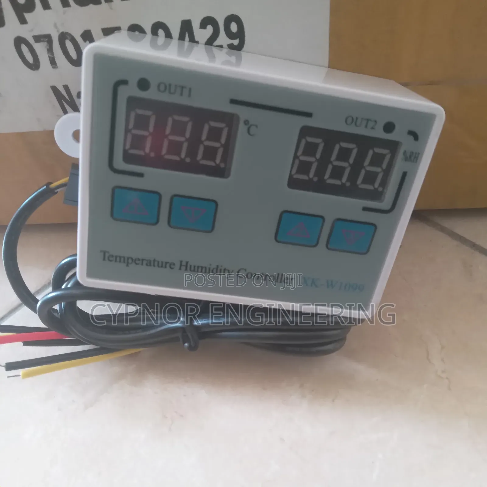 Room Thermostat With Hygrometer Combo