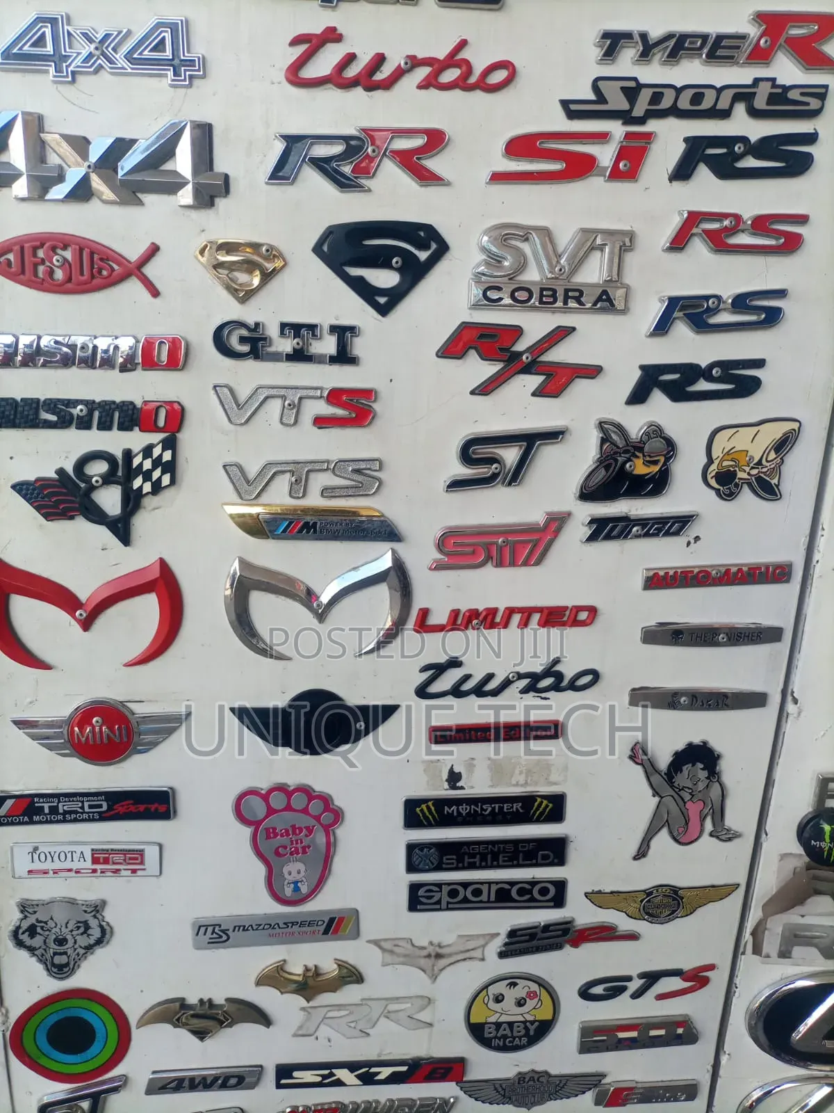Car Logo Badges/ Emblems , Lexus,V8 , Isuzu,Mark X Etc