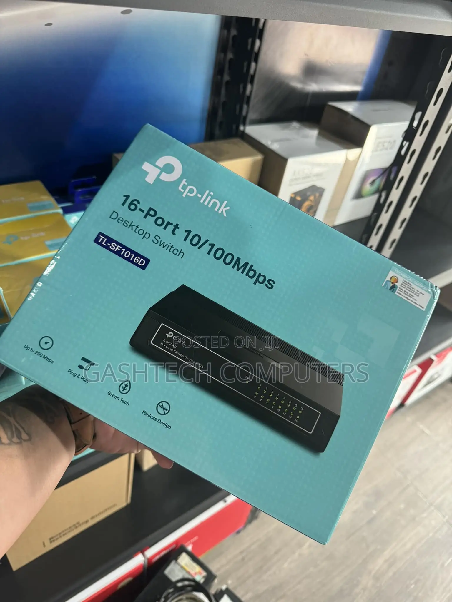 Tp-Link 16-Port 10/100mbps Desktop Switch - TL-SF1016D
