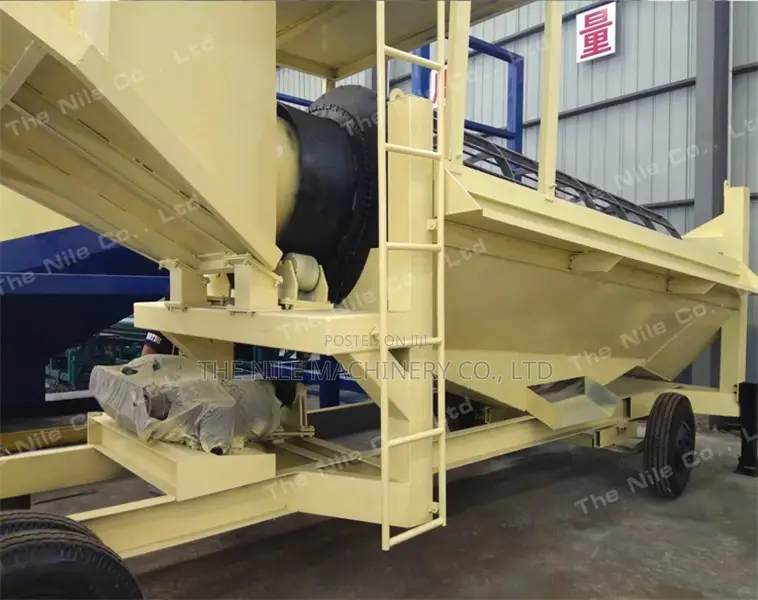 Mobile Placer Gold Mining Plant Compound Trommel Screen