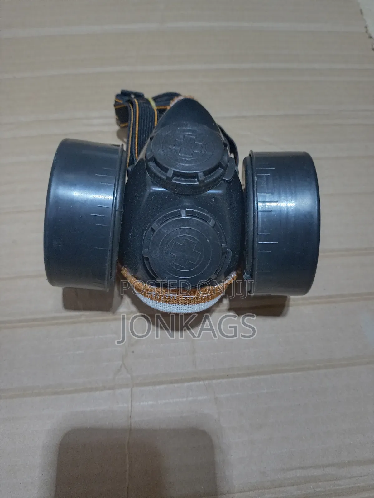 Tear Gas Nose And Mouth Mask With Double Respirators