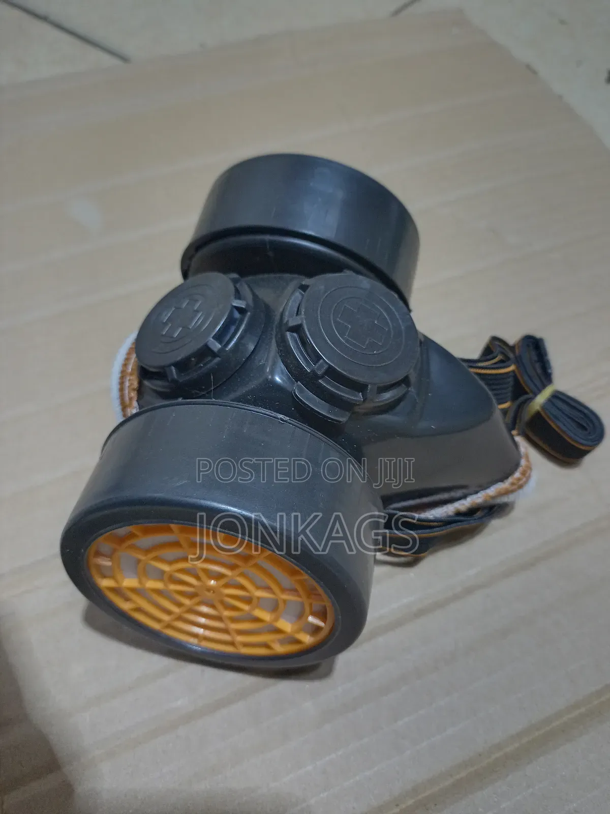 Tear Gas Nose And Mouth Mask With Double Respirators