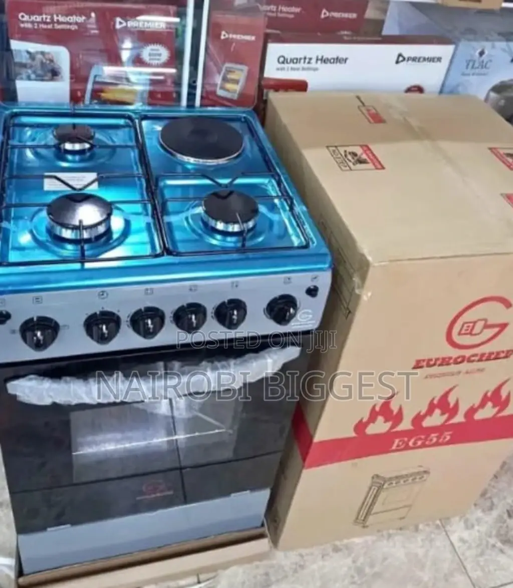 Eurochef 3+1 Cooker 50 By 55 Free Standing Cooker