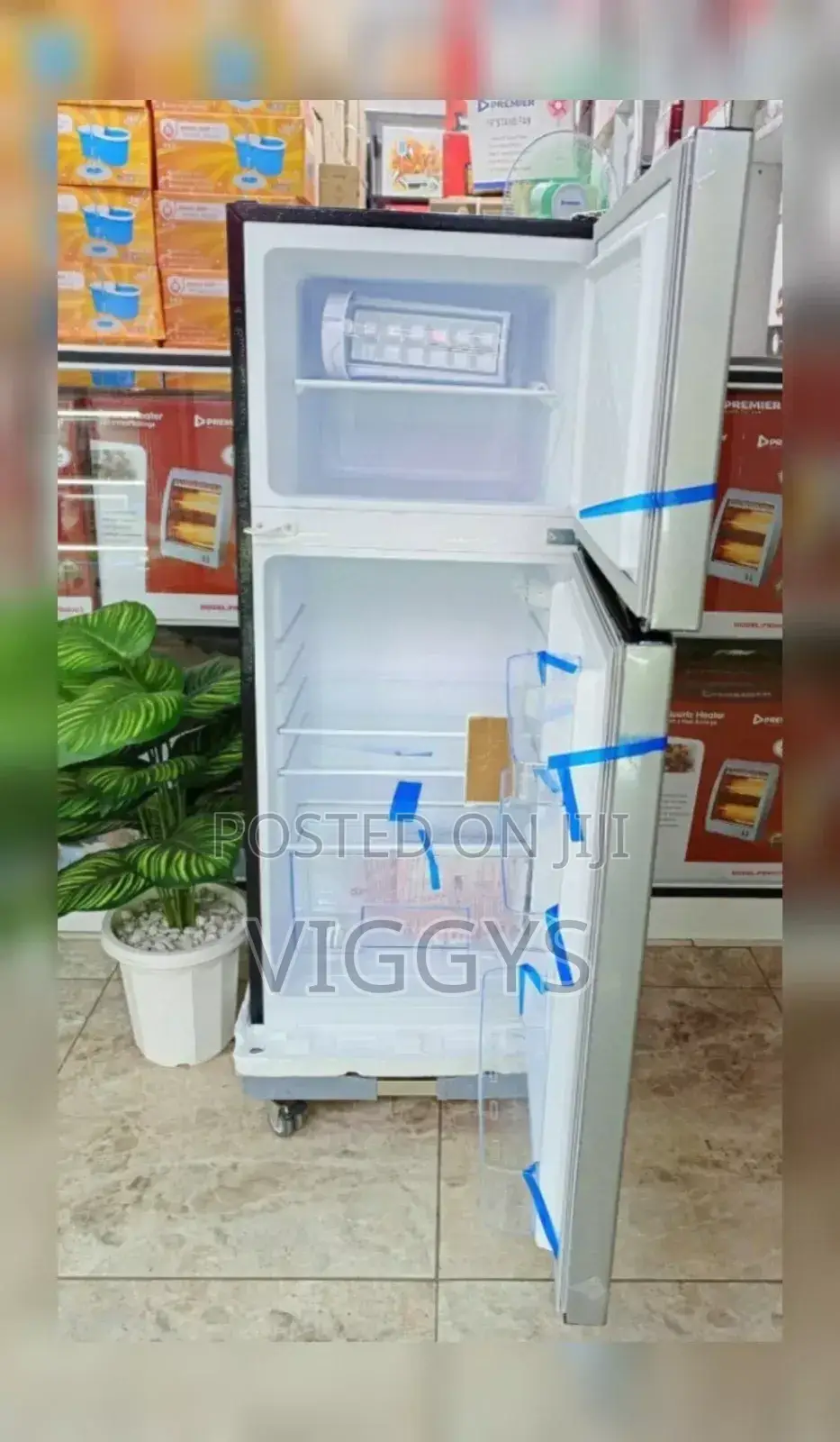 Mika Fridge 118 Litres Double Door Fridge