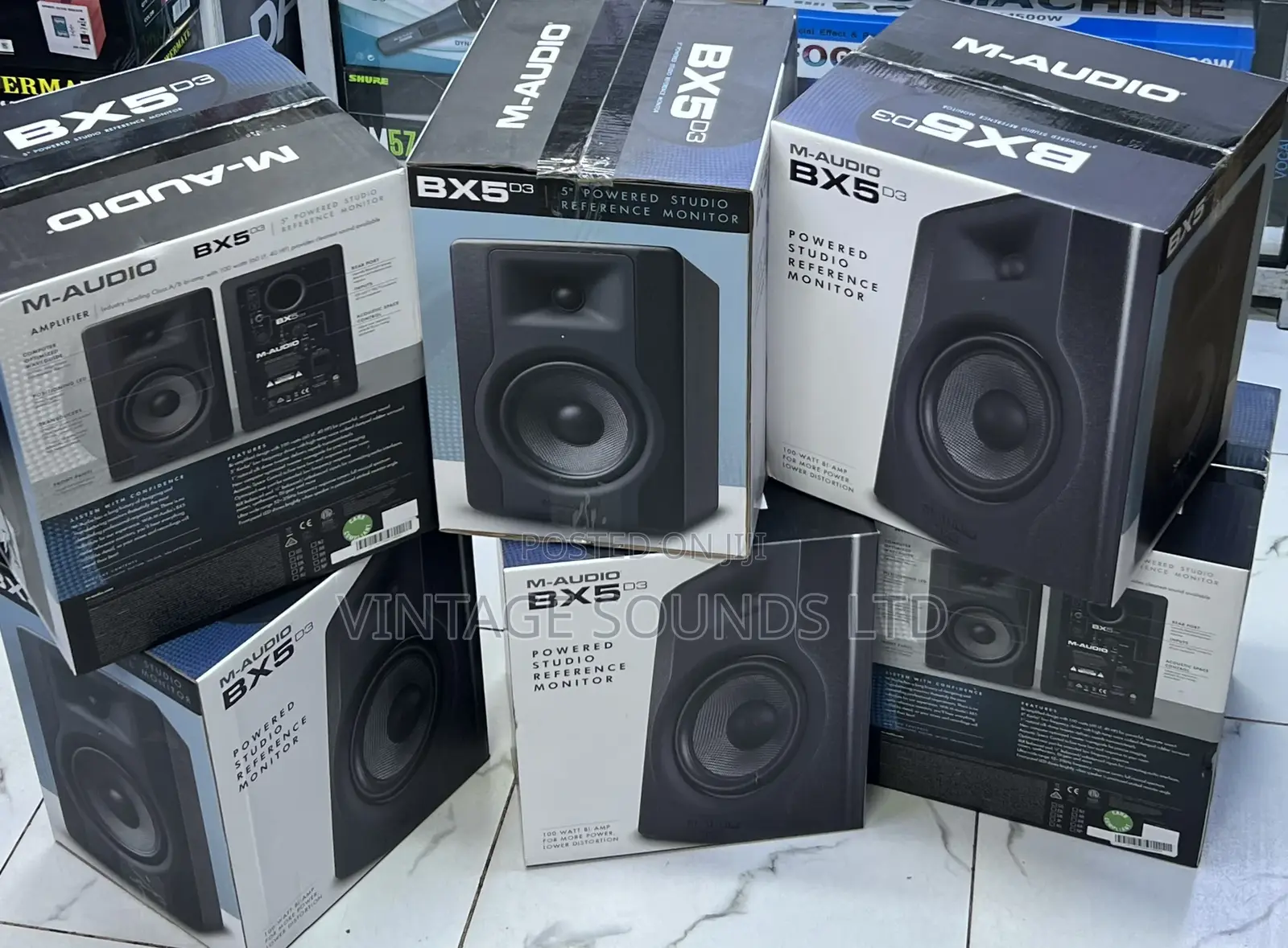 M-Audio Bx5 D3 ,2-Way 100w Powered Studio Monitor
