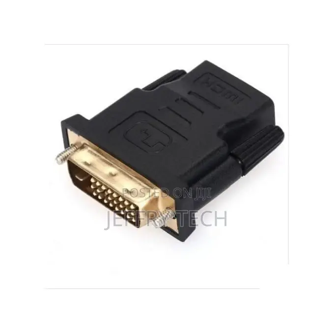 DVI-D Male 24+1 to HDMI Female Adapter - Black