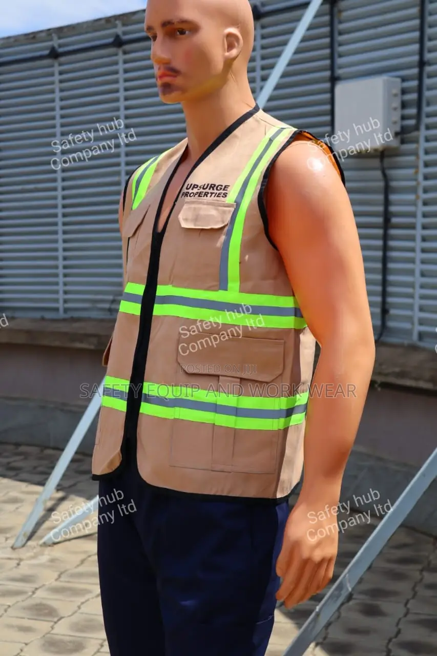 Customize Beige Reflective Vest