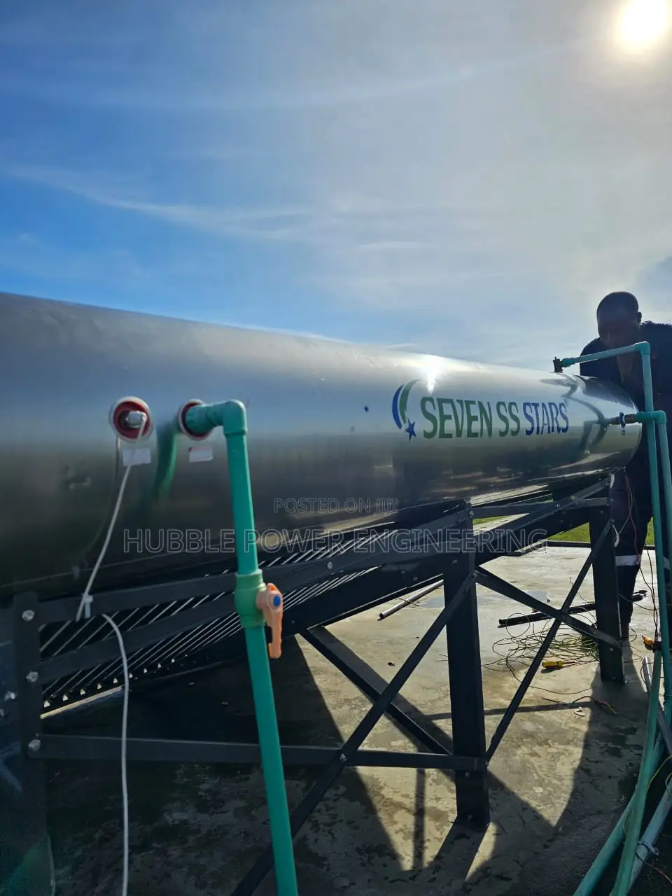 High Pressure 300 Liters Solar Water Heater Hot Water System