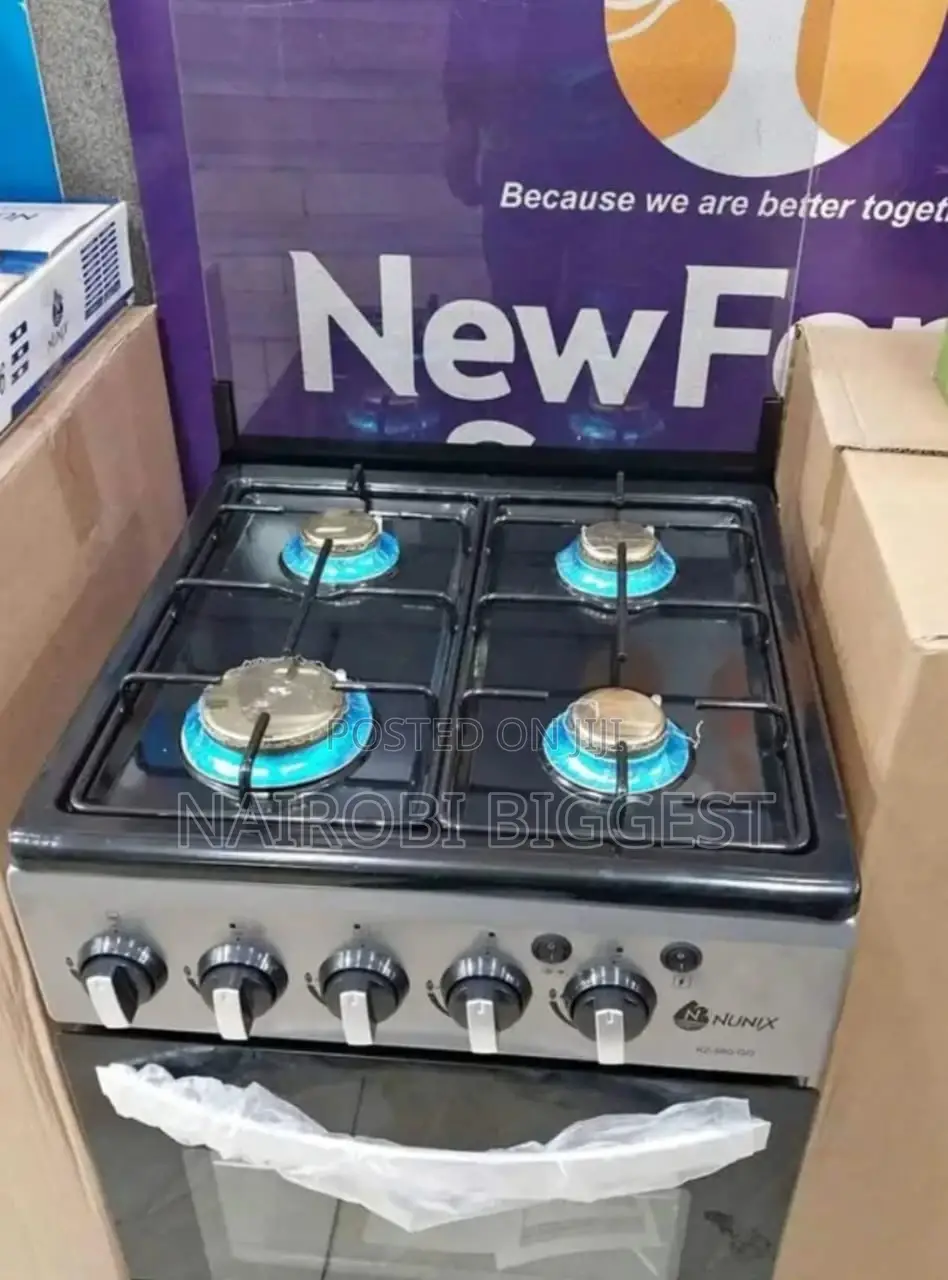 Nunix Full Gas 3+1 Standing Cooker