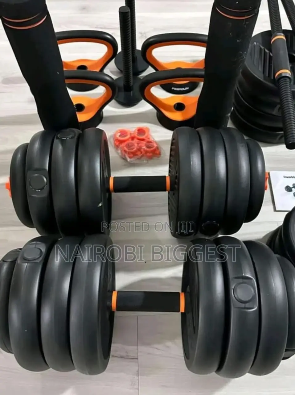 50kg 6in1 Dumbbell/Kettlebell