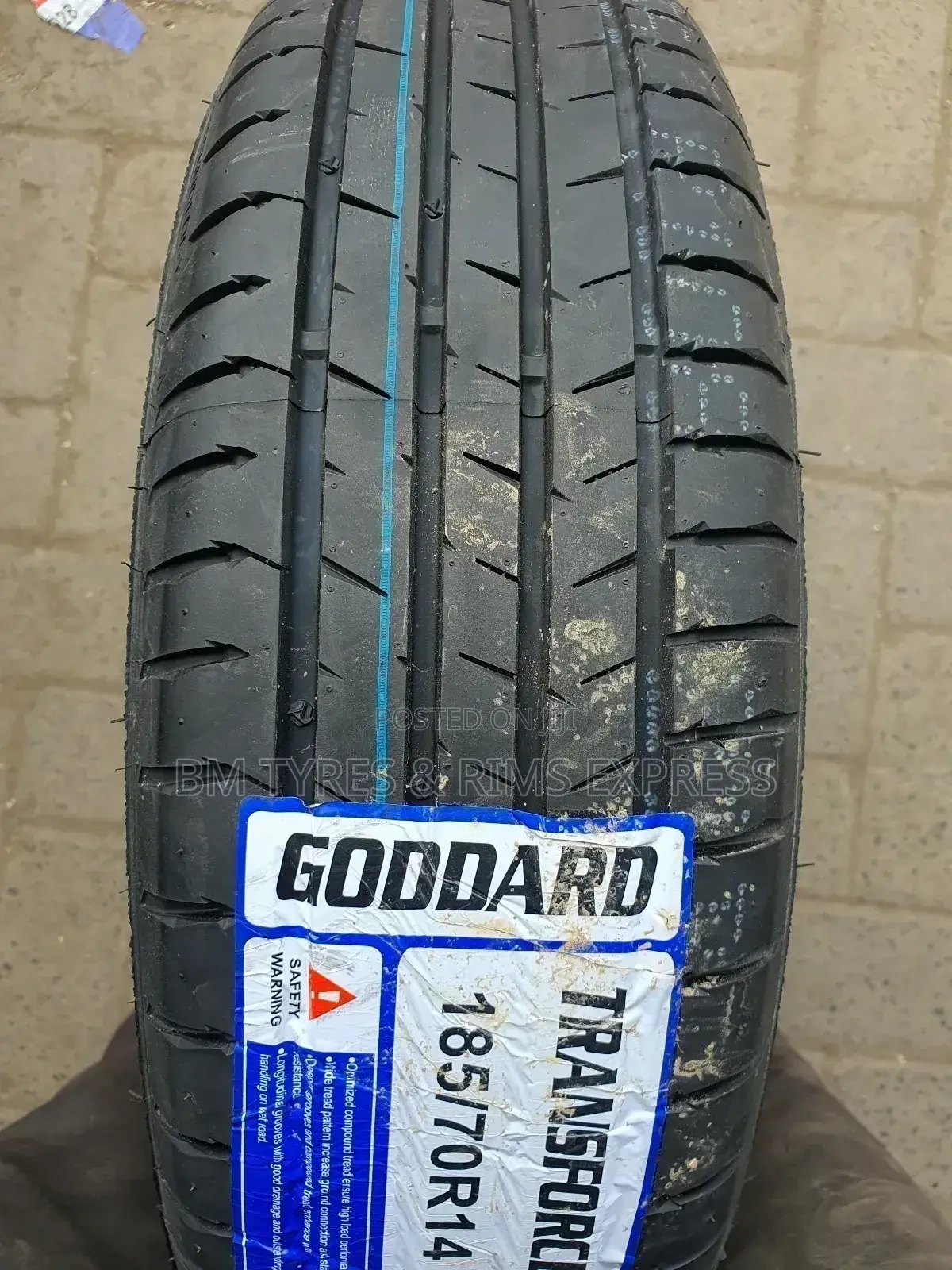 185 /70 R14 Goddard Tyres.