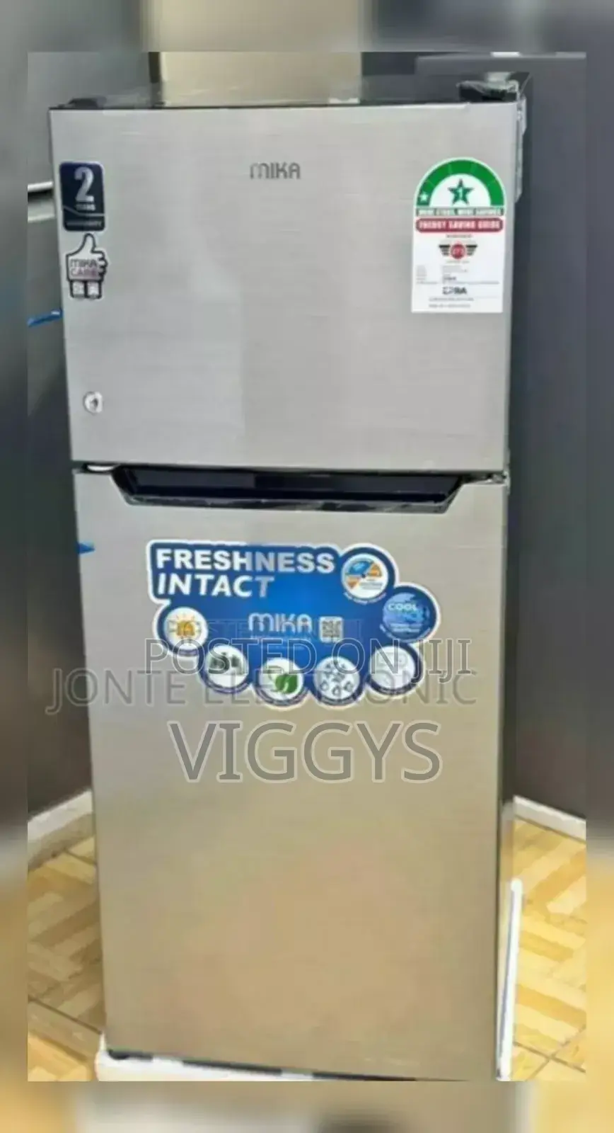 Mika 2 Door Fridge 118 Litres Mika Double Door Fridge